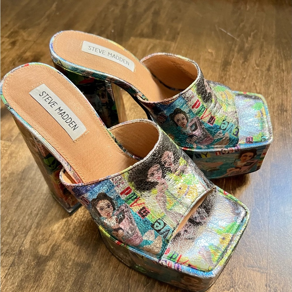 Platform slides by Steve Madden